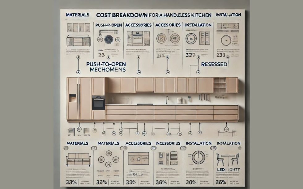 Handless Kitchen Profile Dimension Handleless Kitchen Designs – 3 Stunning Types, Costs & Tips